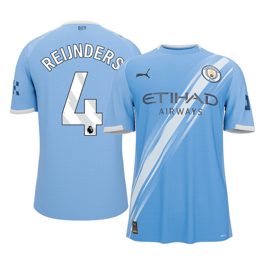 Camiseta de fútbol REIJNDERS #4 Manchester City 1ª equipación 2025/26