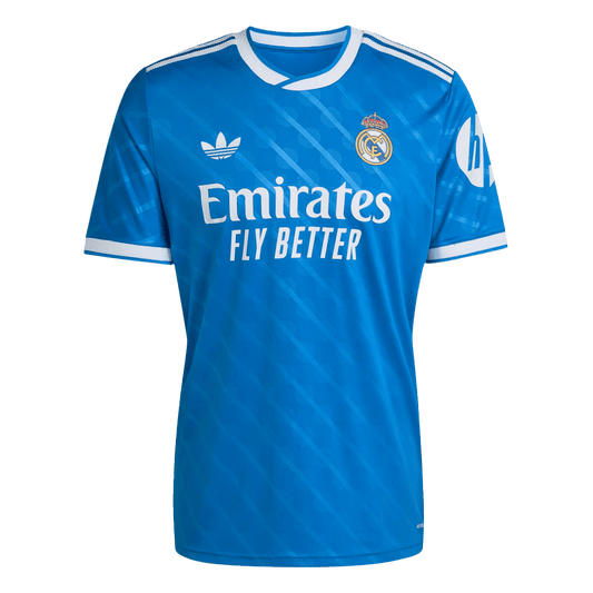Camiseta de fútbol de la tercera equipación del Real Madrid 2025/26