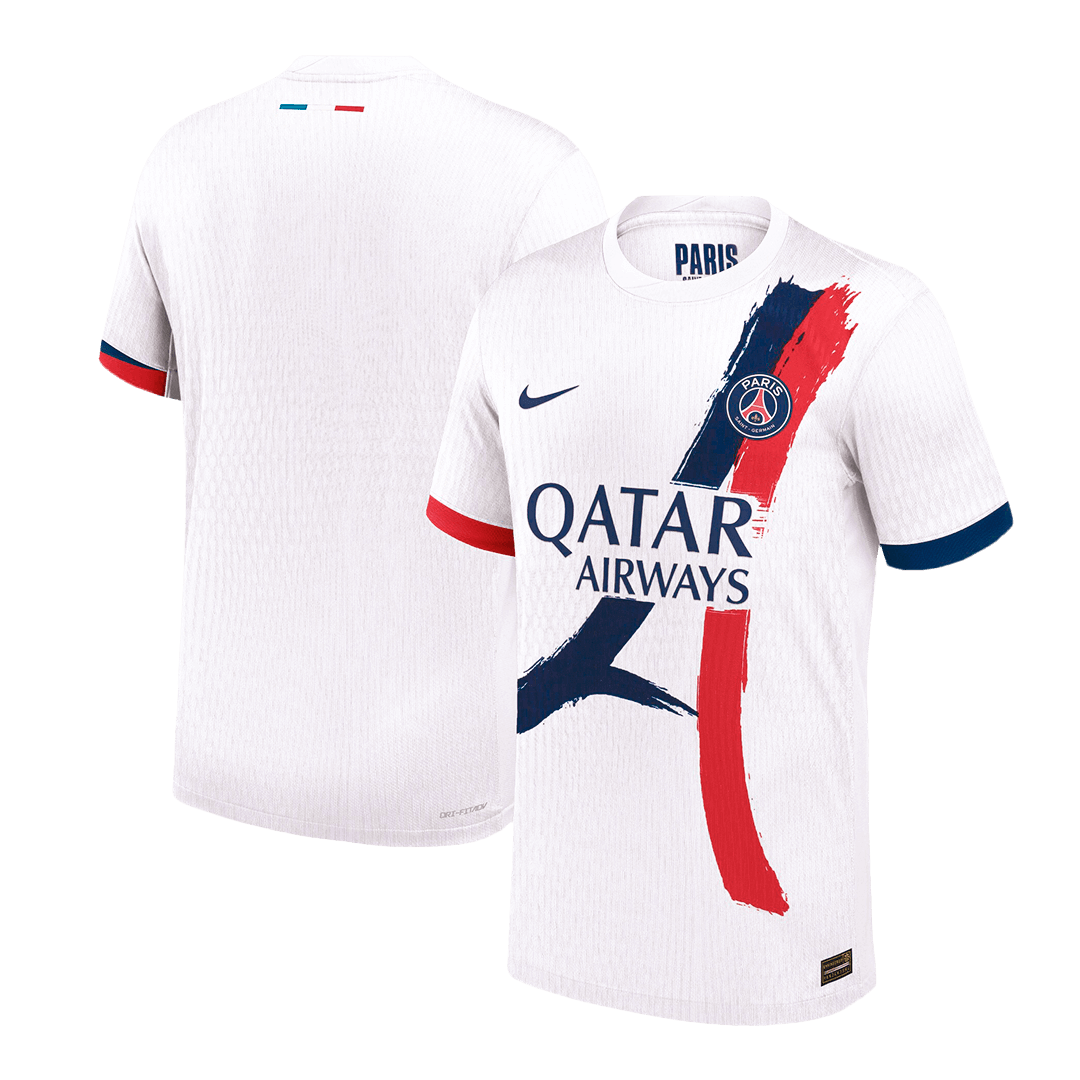Camiseta de fútbol visitante auténtica del PSG 2024/25