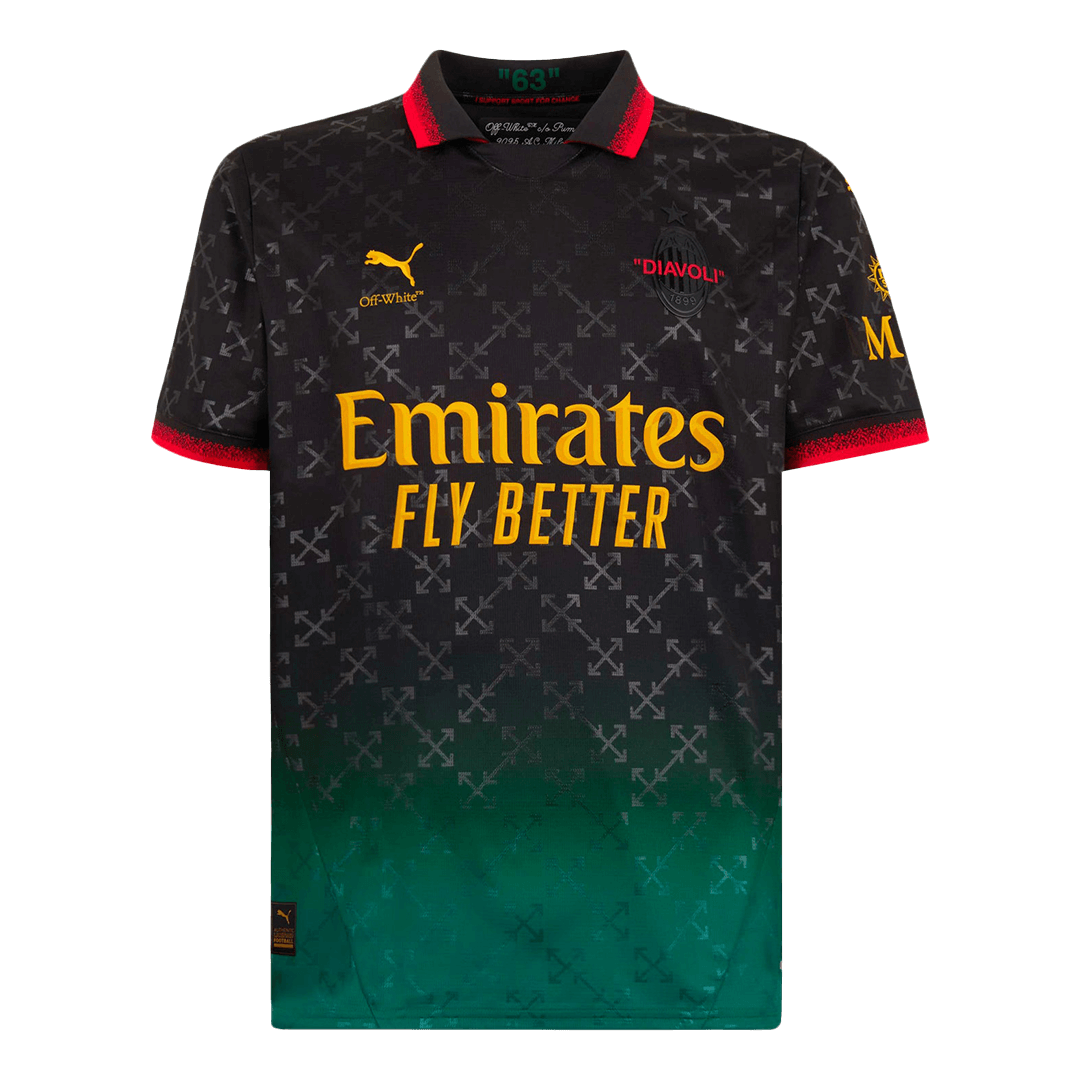 Camiseta de fútbol visitante del AC Milan 2024/25 (cuarta equipación)