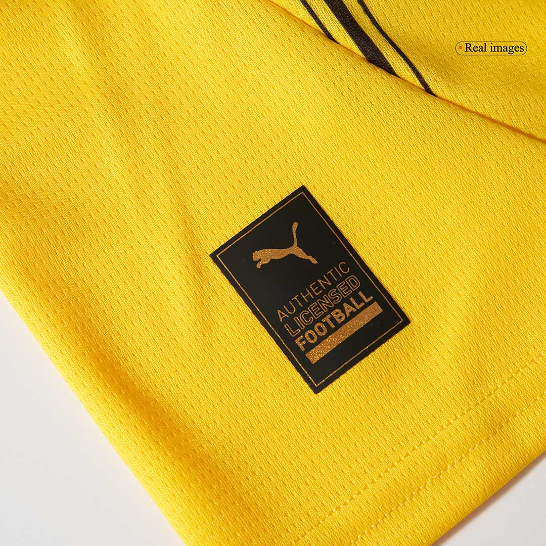 Kit de camiseta de fútbol local del Borussia Dortmund (camiseta, pantalones cortos y calcetines)