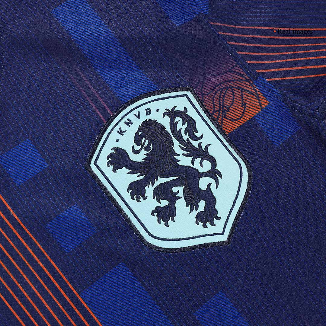 Camiseta de visitante de Holanda VIRGIL #4 para la Eurocopa 2024