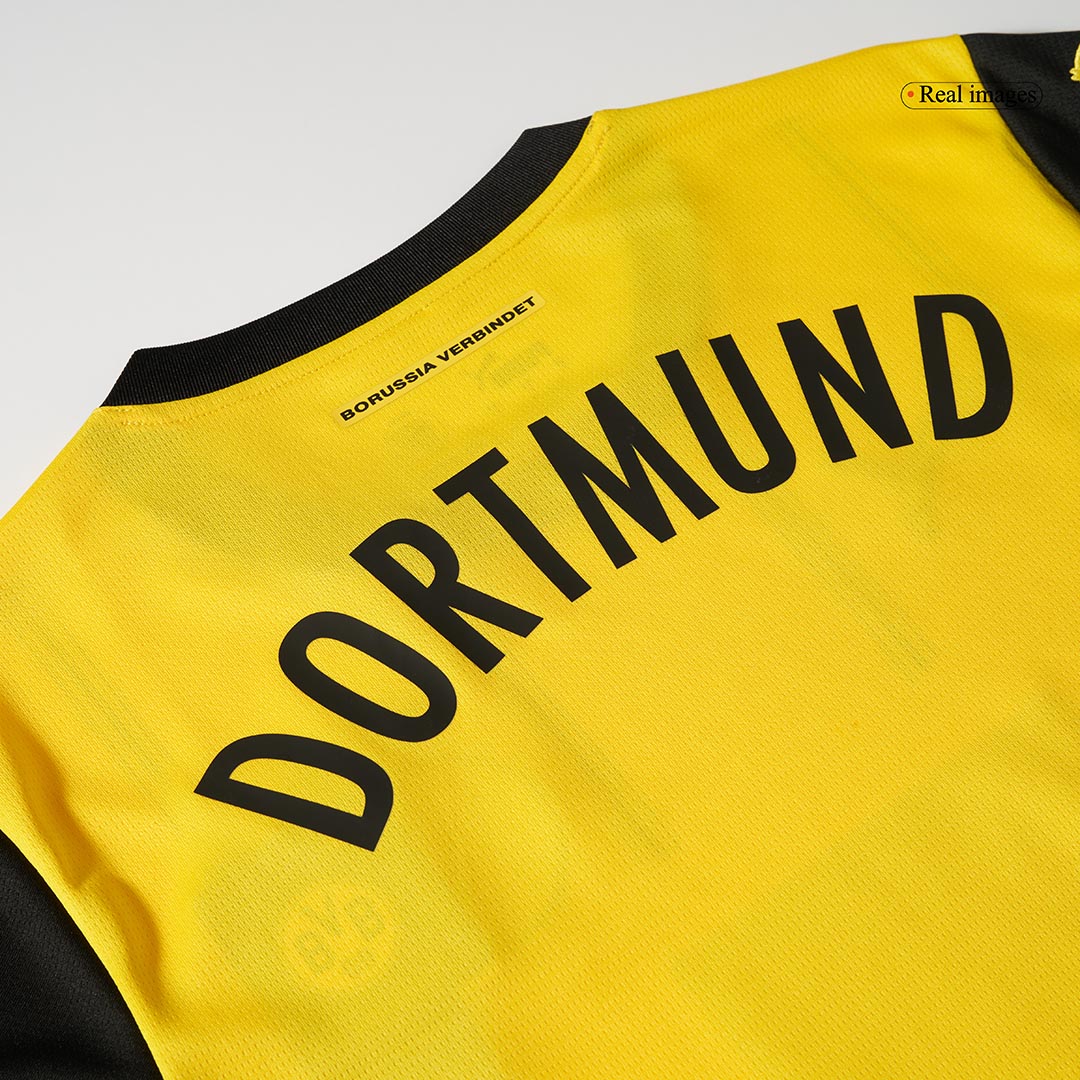Kit de camiseta de fútbol local del Borussia Dortmund (camiseta, pantalones cortos y calcetines)