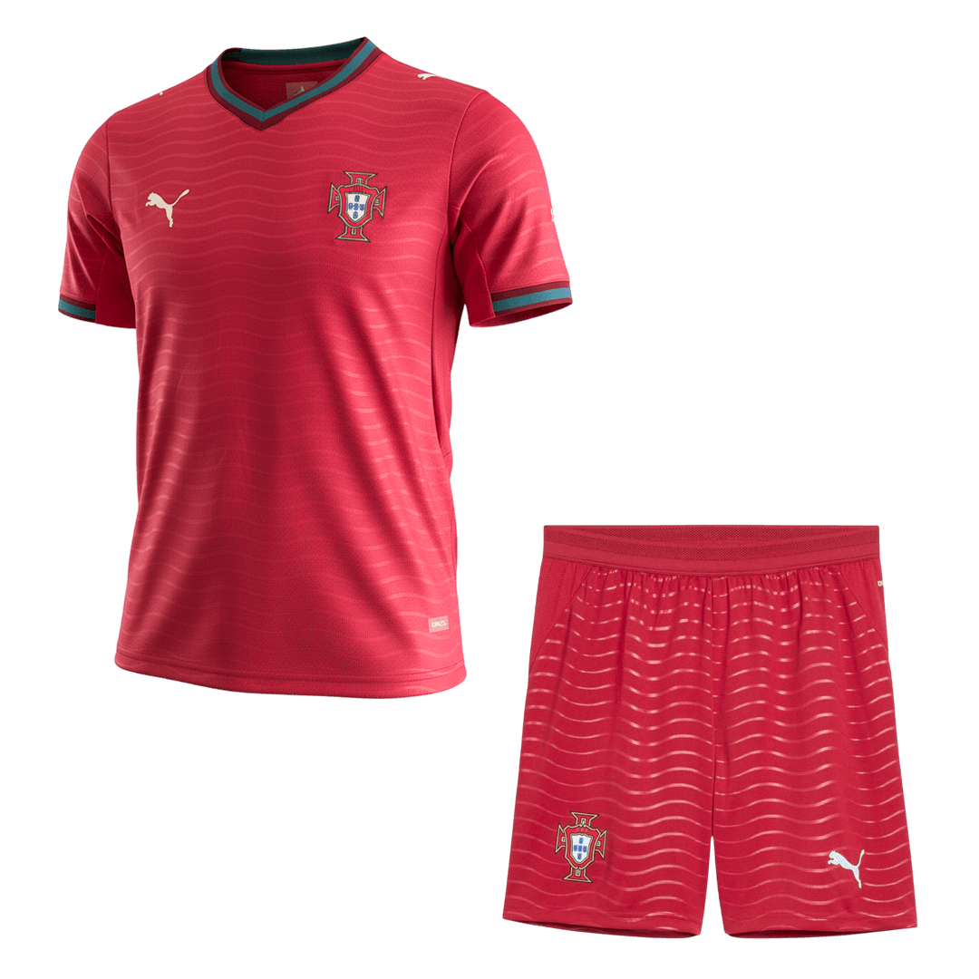 Equipación de local de Portugal para hombre (camiseta + pantalón corto) Mundial 2026
