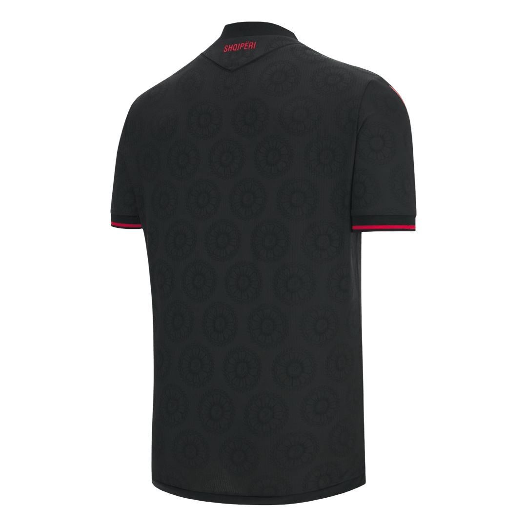 Camiseta de Albania (tercera equipación) para el Mundial de Fútbol 2026, color negro.