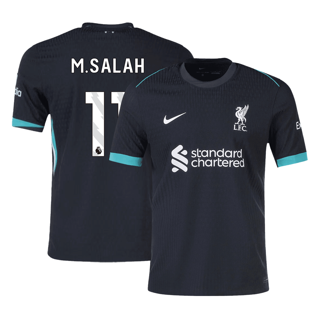 Camiseta de fútbol auténtica de visitante del Liverpool M.SALAH #11 2024/25
