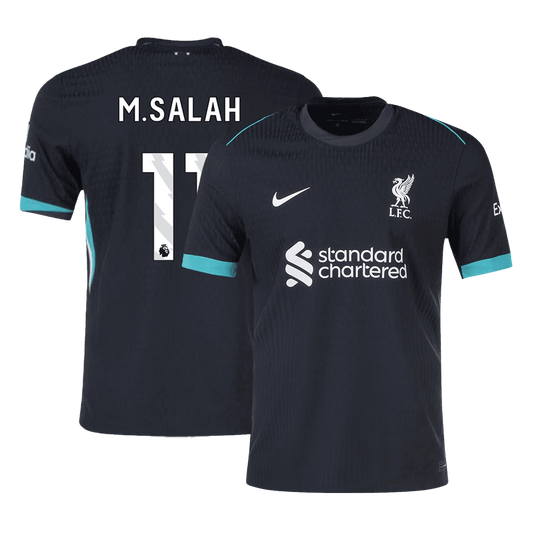 Camiseta de fútbol auténtica de visitante del Liverpool M.SALAH #11 2024/25
