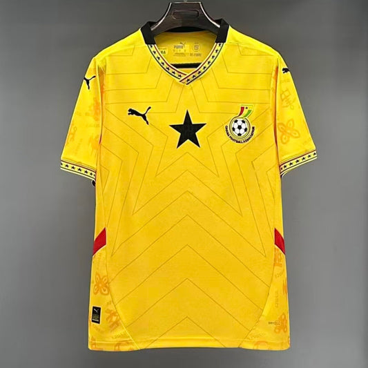 Camiseta amarilla especial de Ghana 25/26