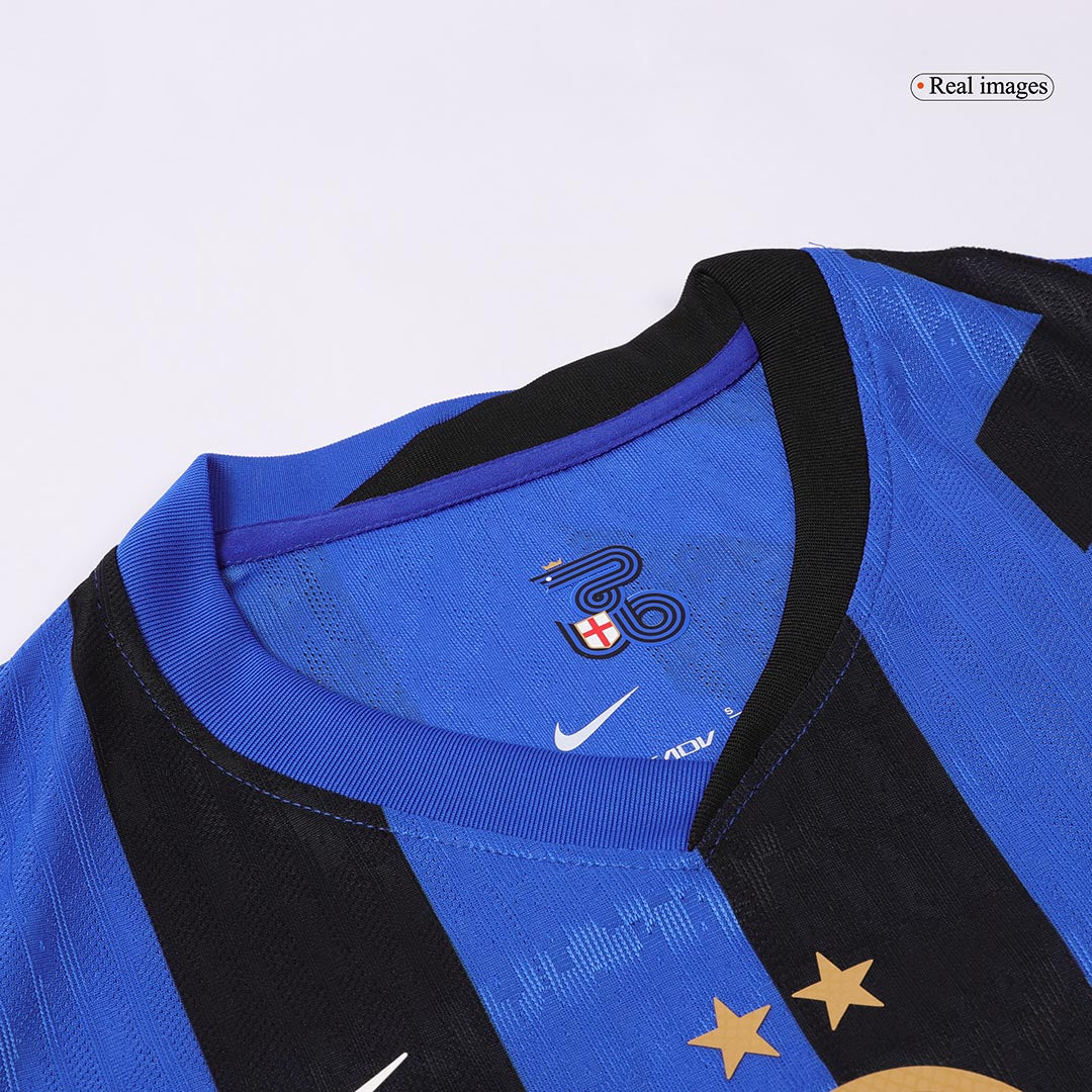 Camiseta de fútbol local auténtica de LAUTARO #10 del Inter de Milán 2024/25