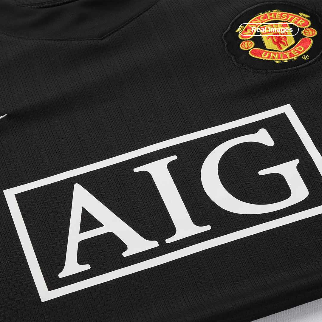 Camiseta de fútbol retro de visitante del Manchester United SCHOLES #18 2007/08