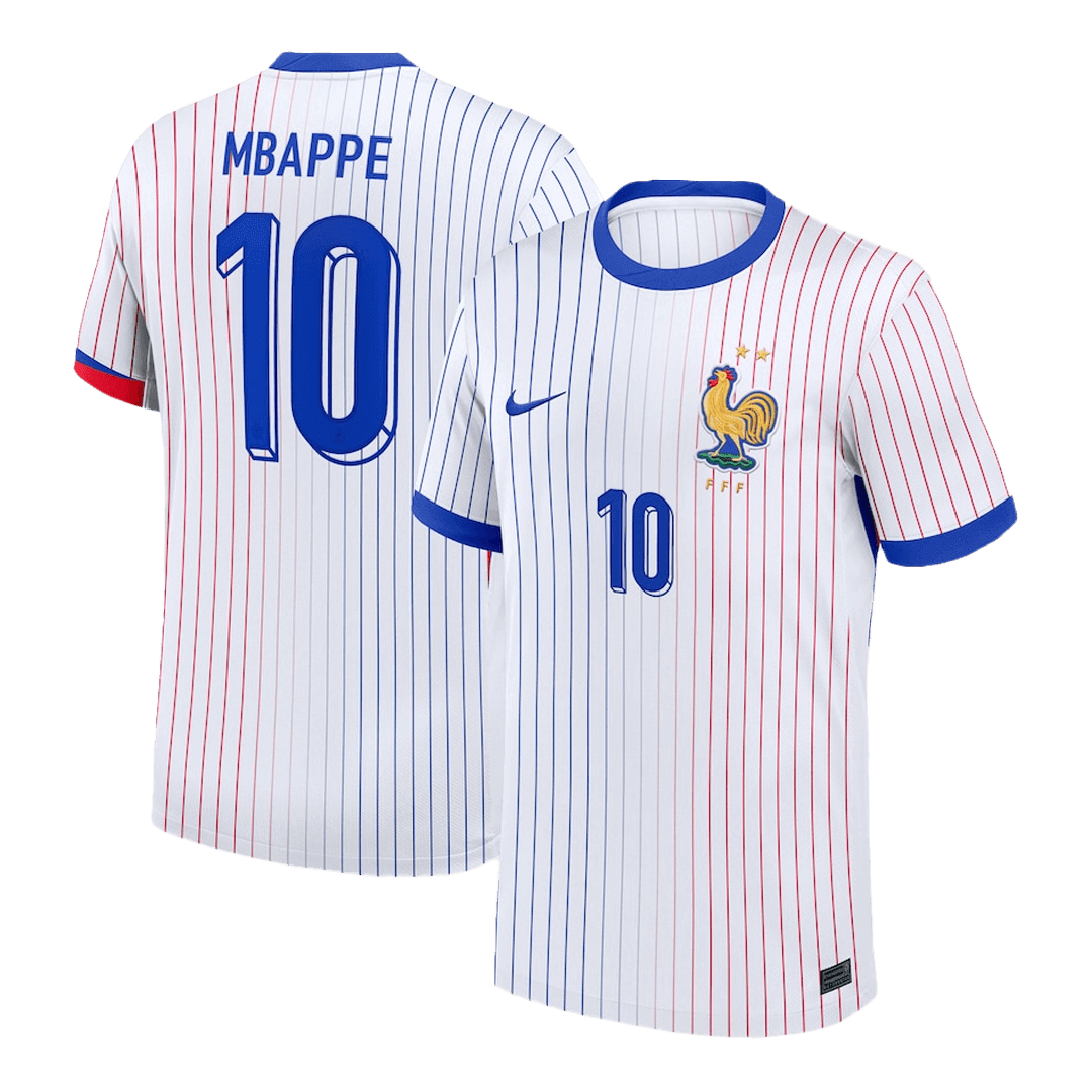 Camiseta de visitante de Francia MBAPPÉ #10 para la Eurocopa 2024