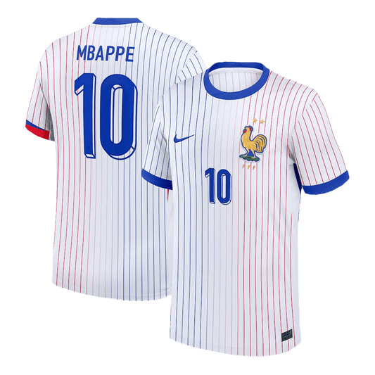 Camiseta de visitante de Francia MBAPPÉ #10 para la Eurocopa 2024