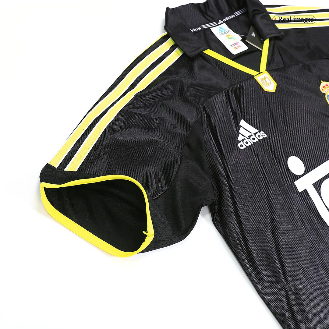 Camiseta de fútbol vintage de visitante del Real Madrid 99/01