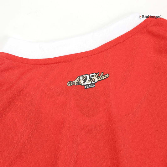 Camiseta de fútbol local auténtica del AC Milan 2024/25