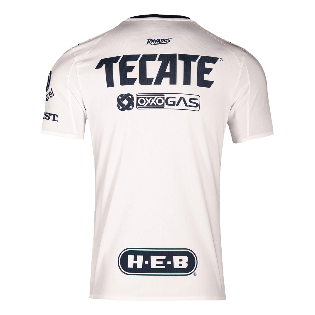 Camiseta de fútbol visitante del Monterrey 25/26 blanca