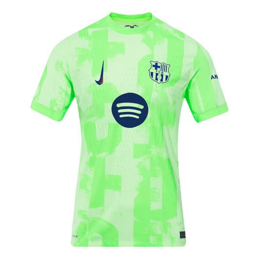 Camiseta de fútbol auténtica de visitante del Barcelona 2024/25 - UCL (logotipo de Spotify sin texto)
