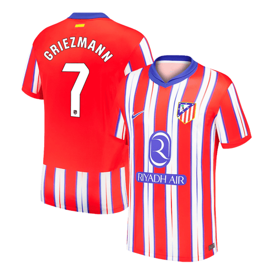 Camiseta de fútbol local del Atlético de Madrid GRIEZMANN #7 2024/25