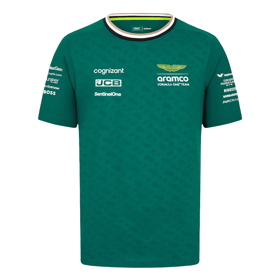 Camiseta del piloto Fernando Alonso del equipo Aston Martin Aramco Cognizant F1 Racing 2024