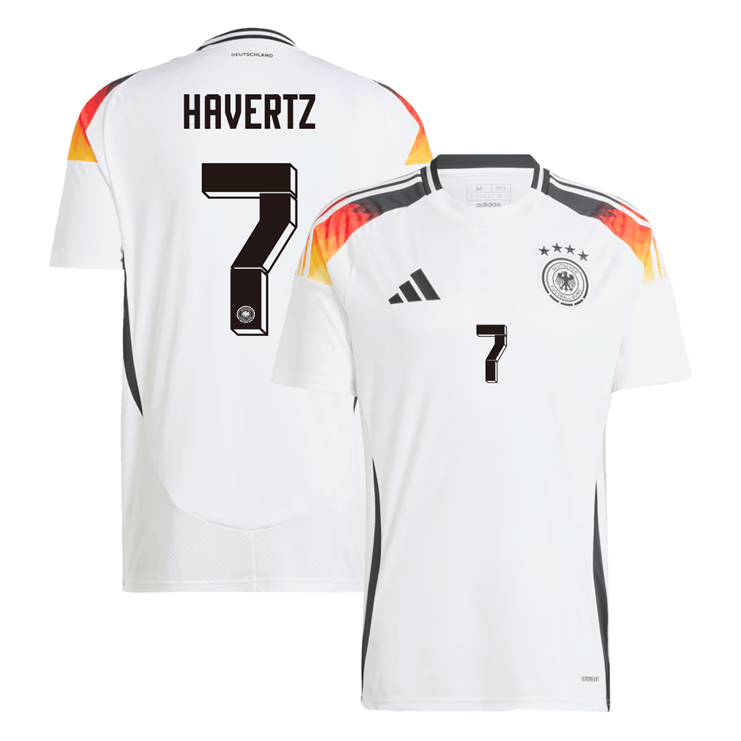 Camiseta de fútbol local de Alemania HAVERTZ #7 para la Eurocopa 2024