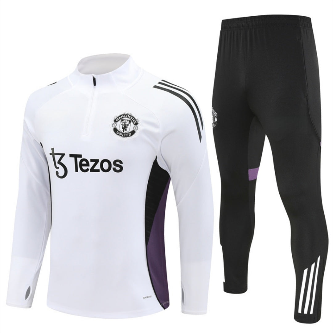 Conjunto blanco del Manchester United 25/26