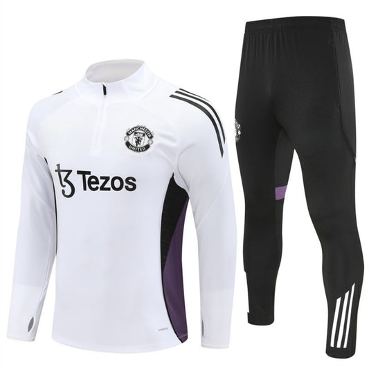Conjunto blanco del Manchester United 25/26