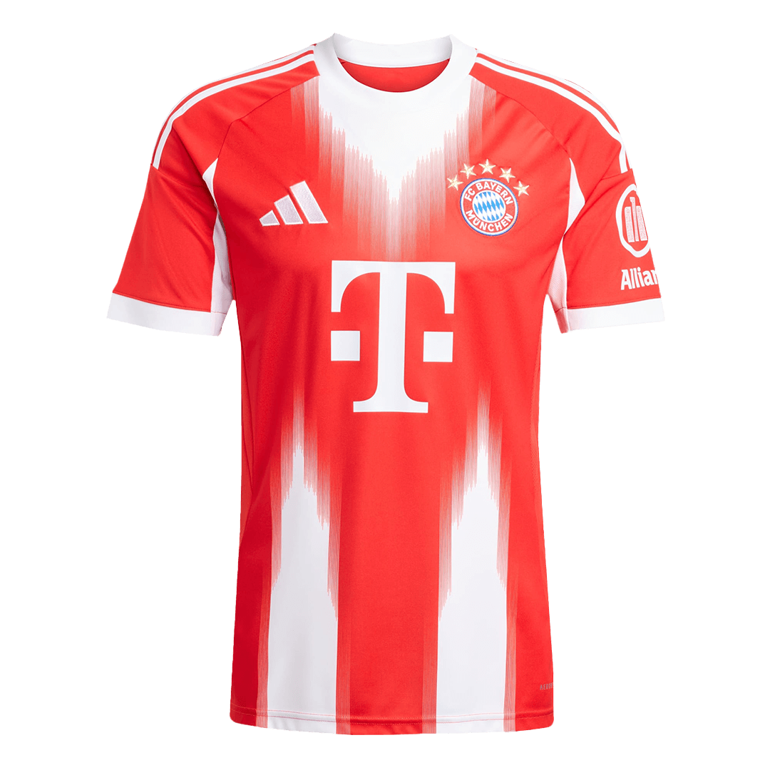 Camiseta de fútbol local del Bayern Múnich 2025/26, roja