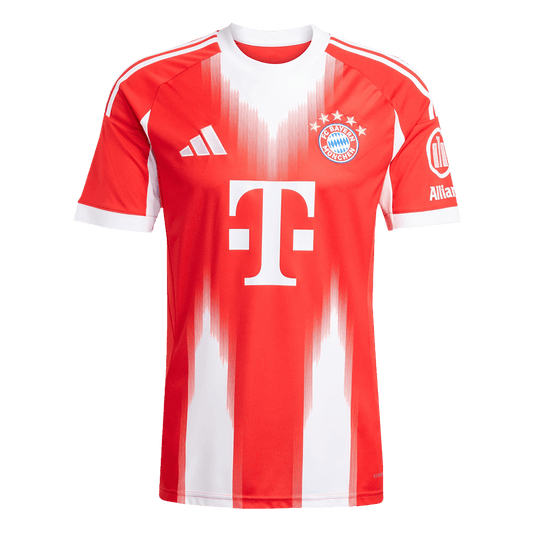 Camiseta de fútbol local del Bayern Múnich 2025/26, roja