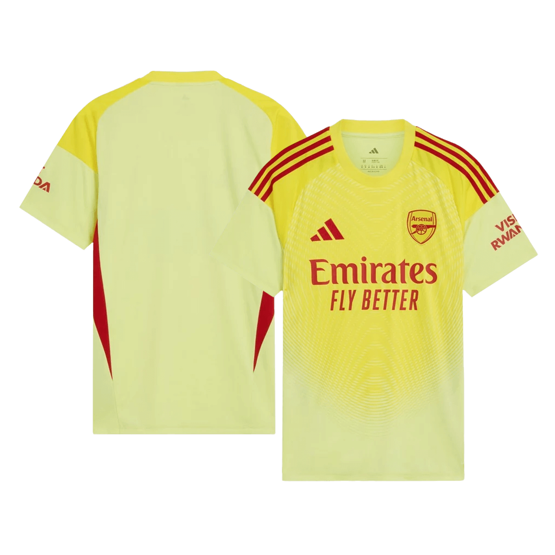 Camiseta de portero del Arsenal 2025/26 amarilla
