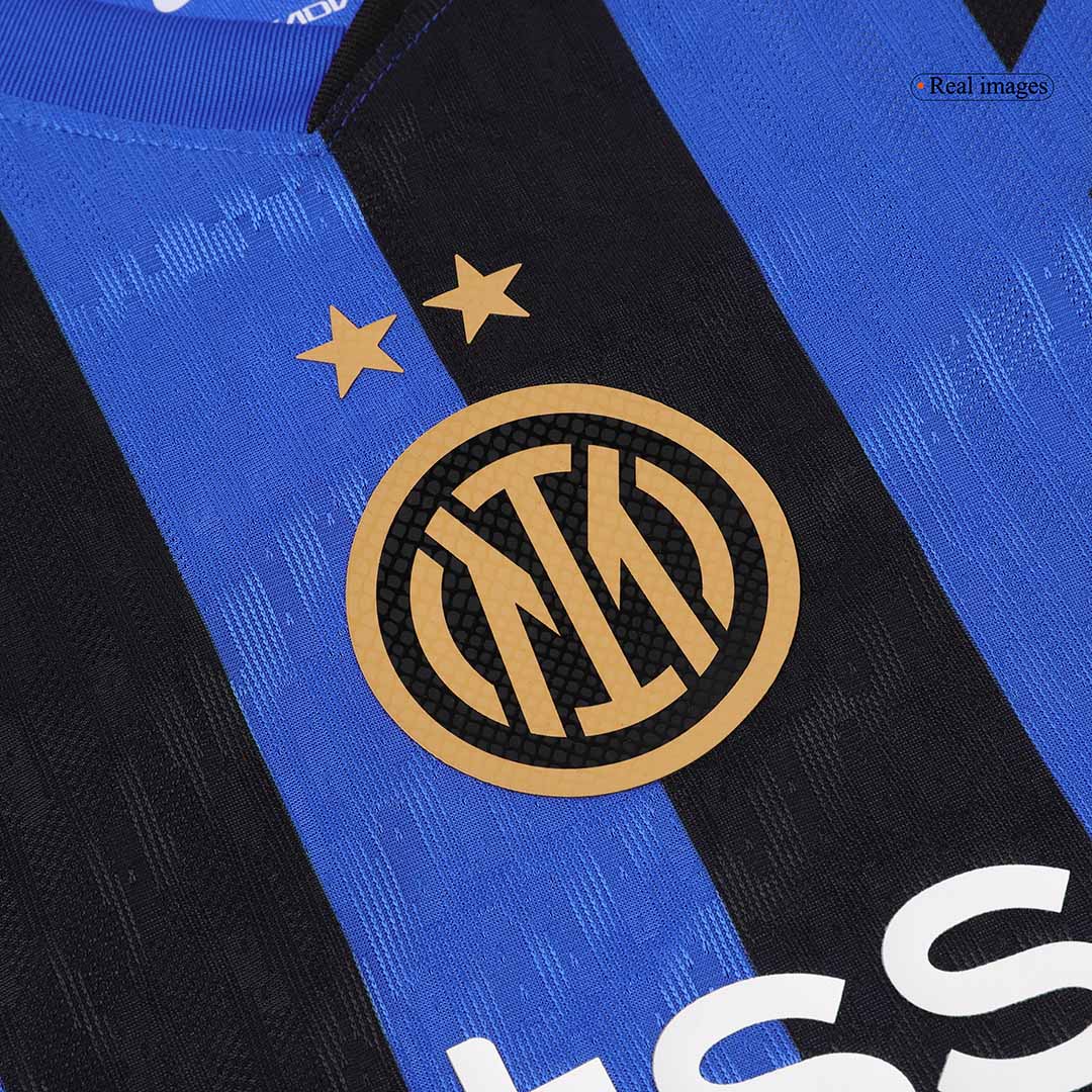 Camiseta de fútbol local auténtica de LAUTARO #10 del Inter de Milán 2024/25
