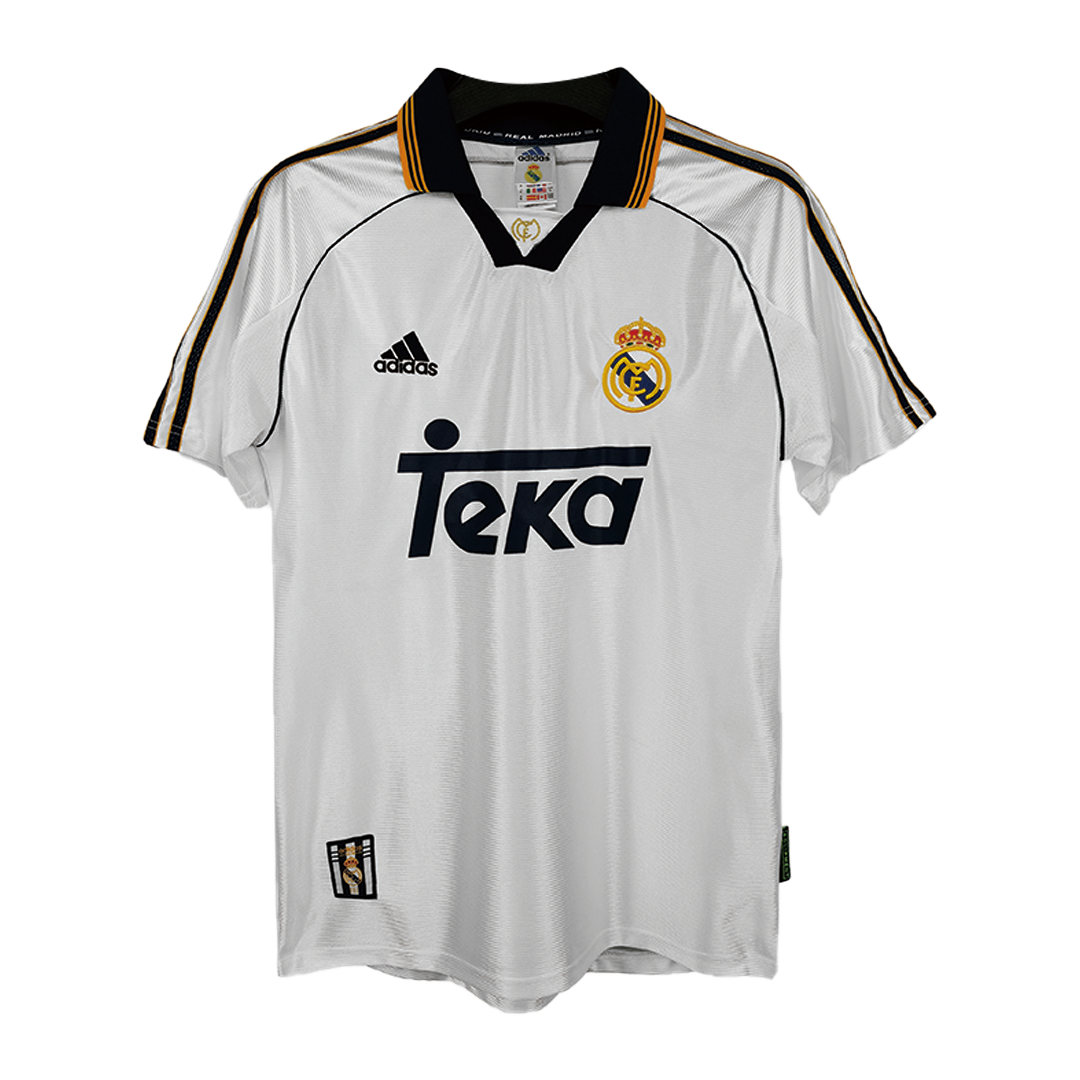 Camiseta de fútbol vintage del Real Madrid 1998/00