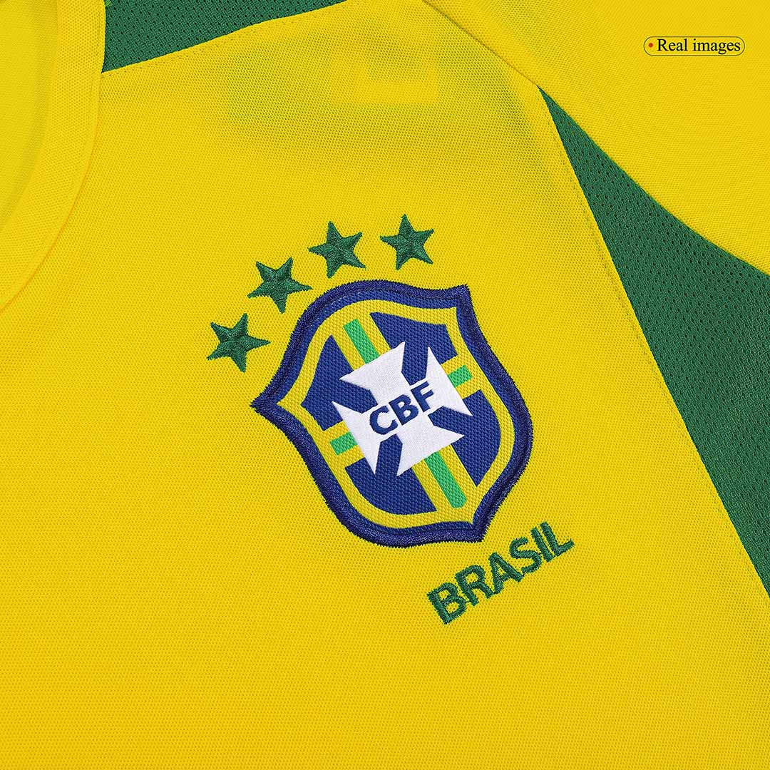 Camiseta retro de fútbol local de Brasil 2002/03