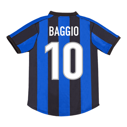Retro BAGGIO # 10 1999/00 Camiseta de fútbol local del Inter de Milán