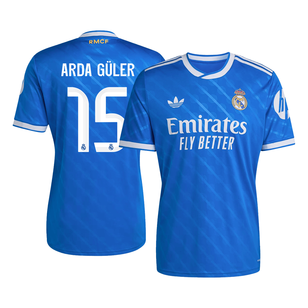 Camiseta de fútbol Real Madrid ARDA GÜLER #15 Tercera 2025/26