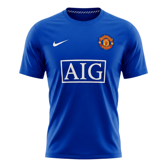 Camiseta retro de fútbol de visitante del Manchester United 2008/09