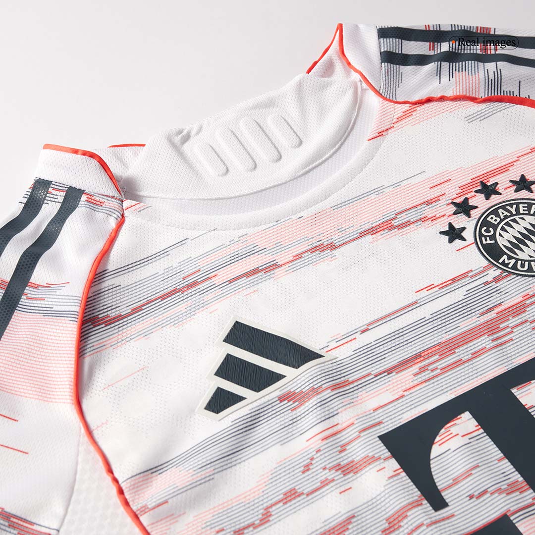 Camiseta de visitante auténtica del Bayern Múnich KANE #9 2025/26, blanca