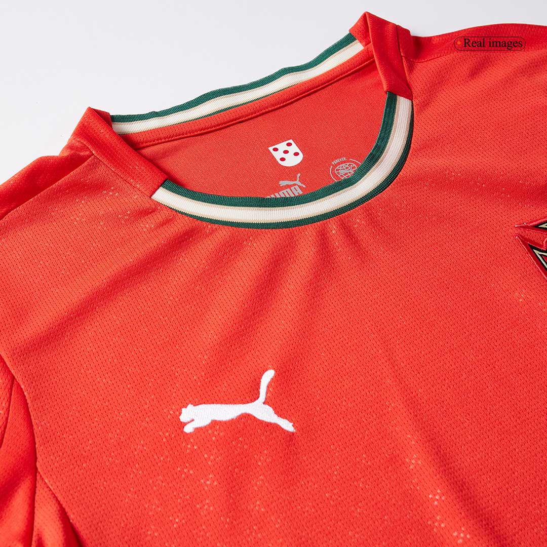 Camiseta de fútbol de manga larga local de Portugal RONALDO #7 2025, roja