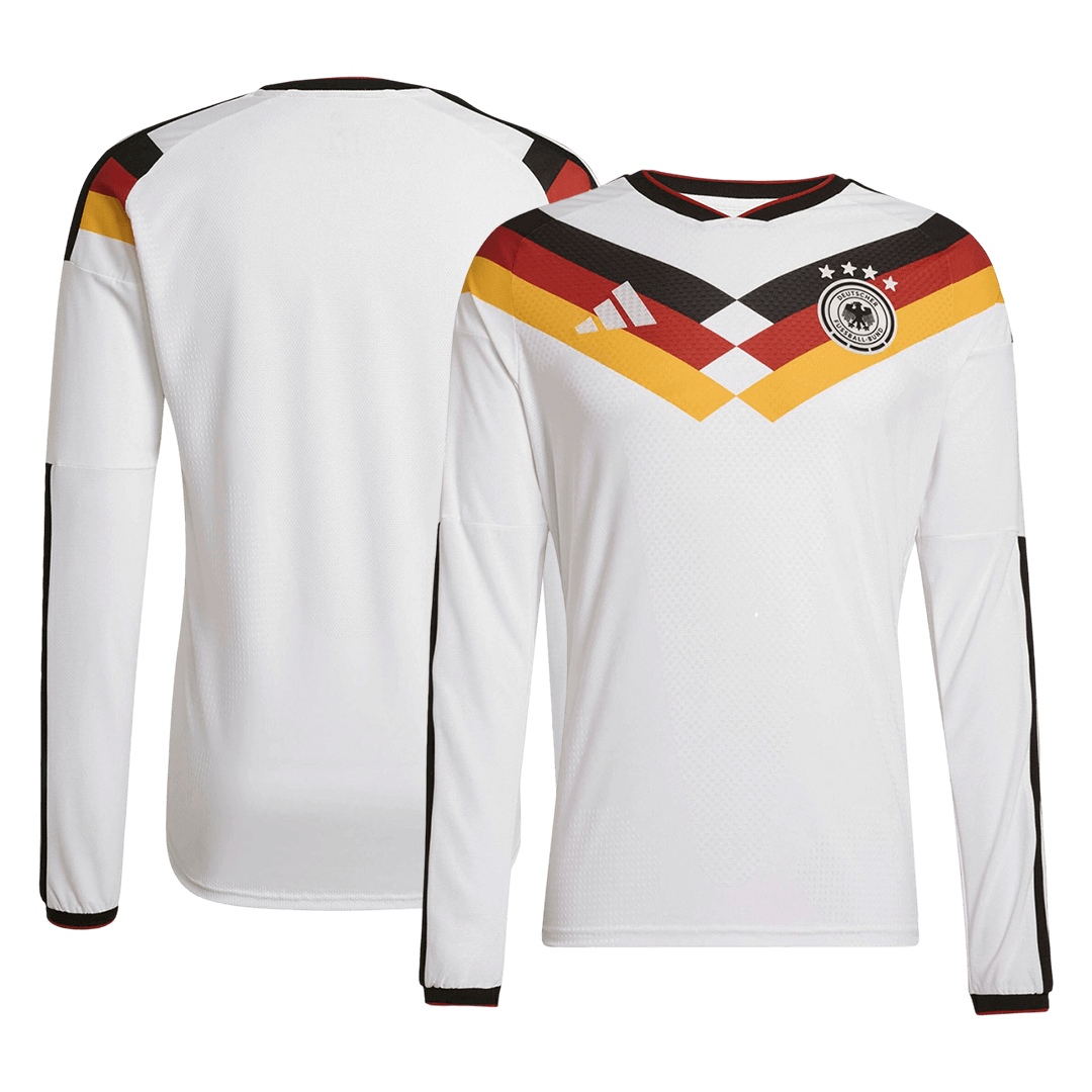 Camiseta de fútbol de manga larga de local de Alemania 2026