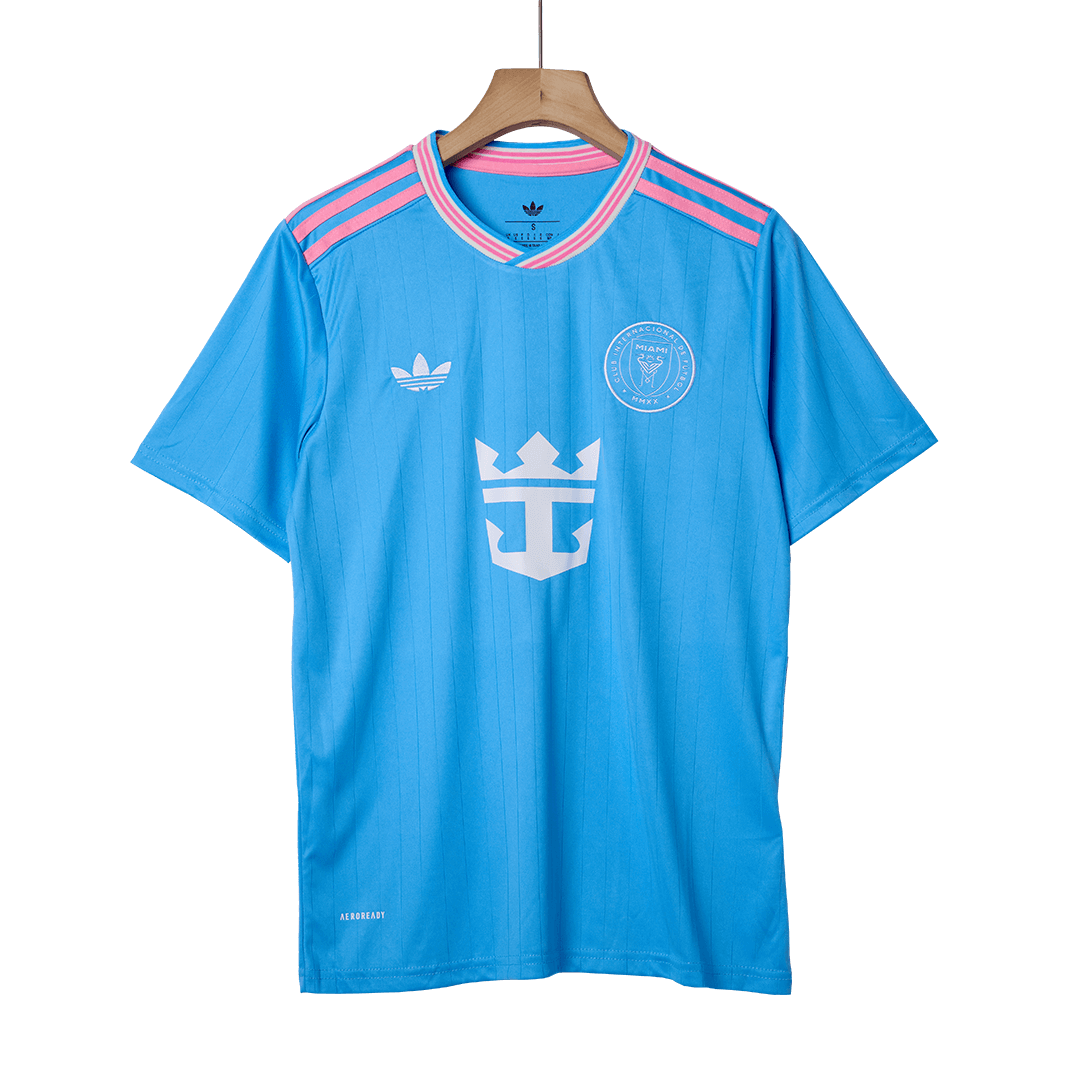 Camiseta de fútbol visitante MESSI #10 Inter Miami 2025 Azul