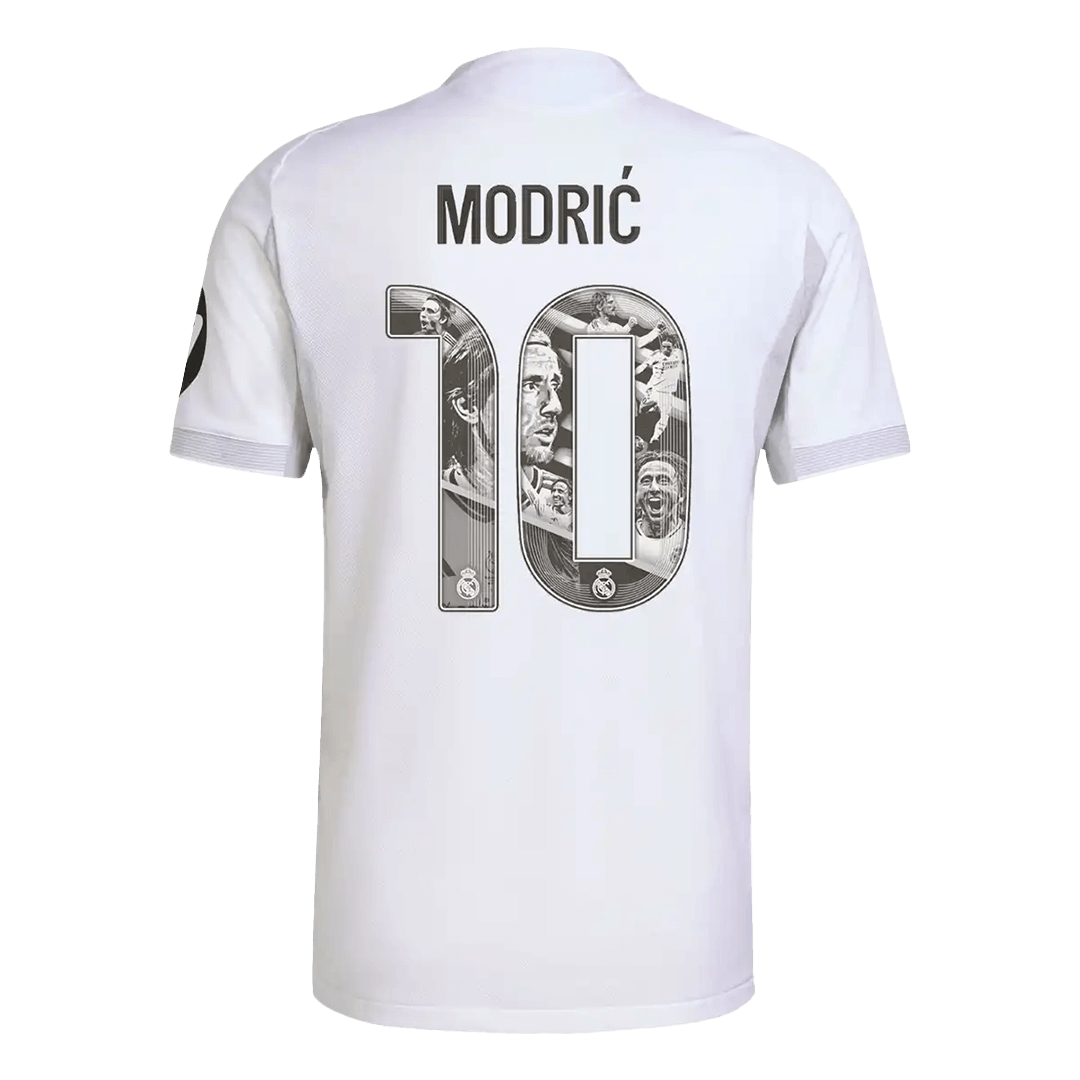 Camiseta de fútbol local especial ModriĆ n.° 10 del Real Madrid 2025/26 auténtica