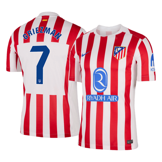 Camiseta de fútbol local del Atlético de Madrid GRIEZMANN #7 2025/26