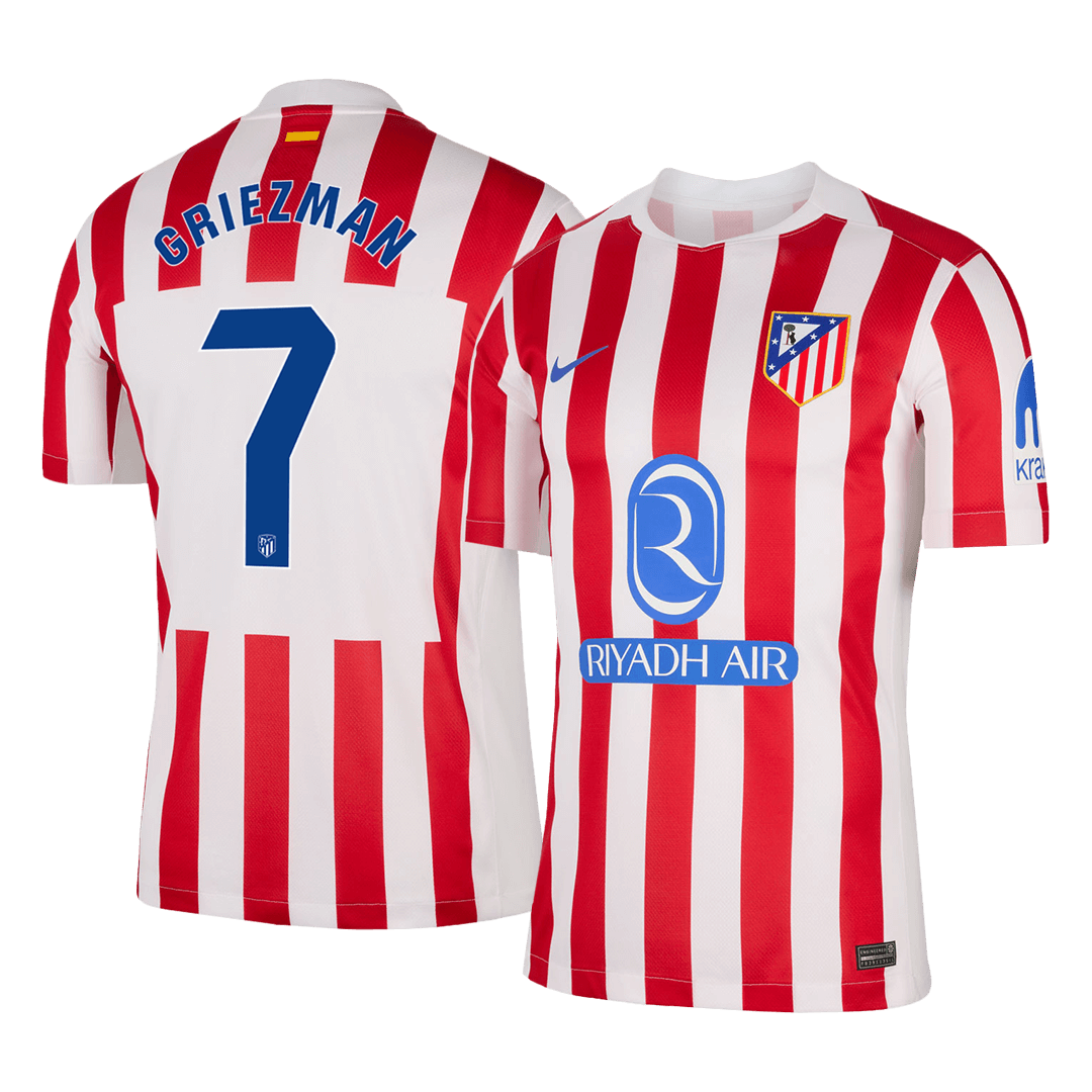 Camiseta de fútbol local del Atlético de Madrid GRIEZMANN #7 2025/26