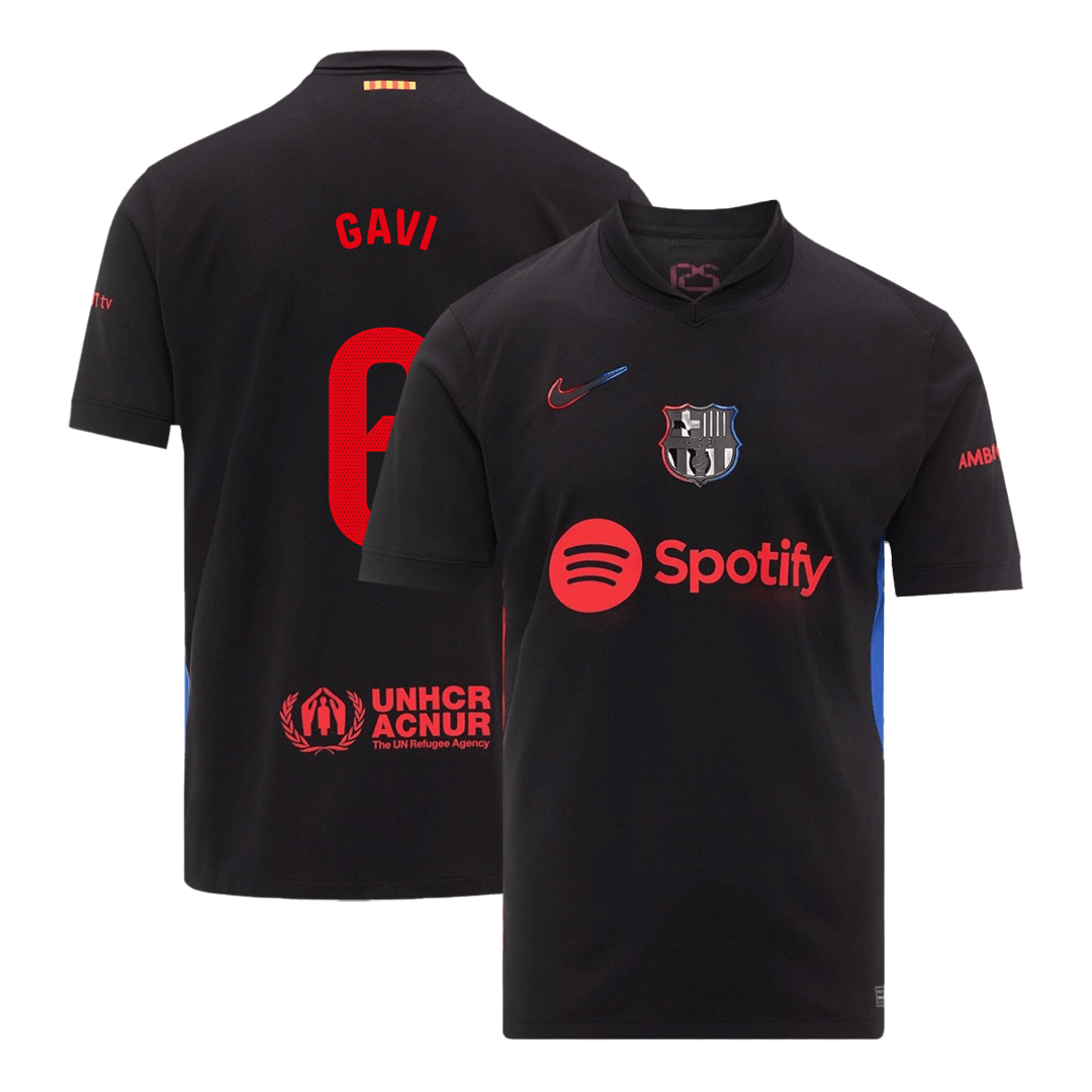 Camiseta de fútbol visitante del Barcelona GAVI #6 2024/25