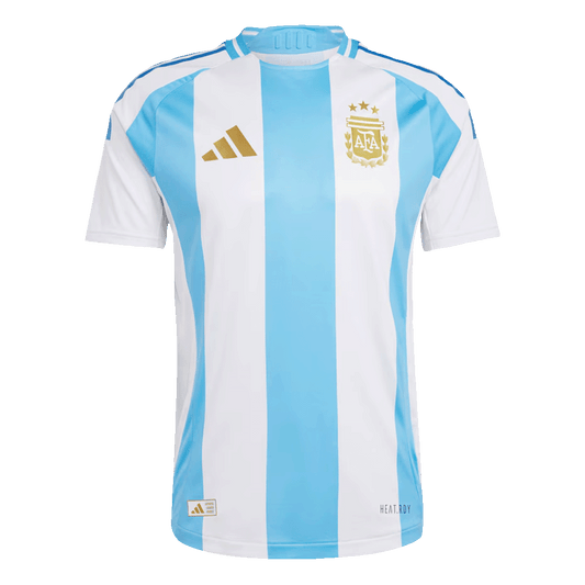 Camiseta de fútbol local auténtica de Argentina para la Copa América 2024