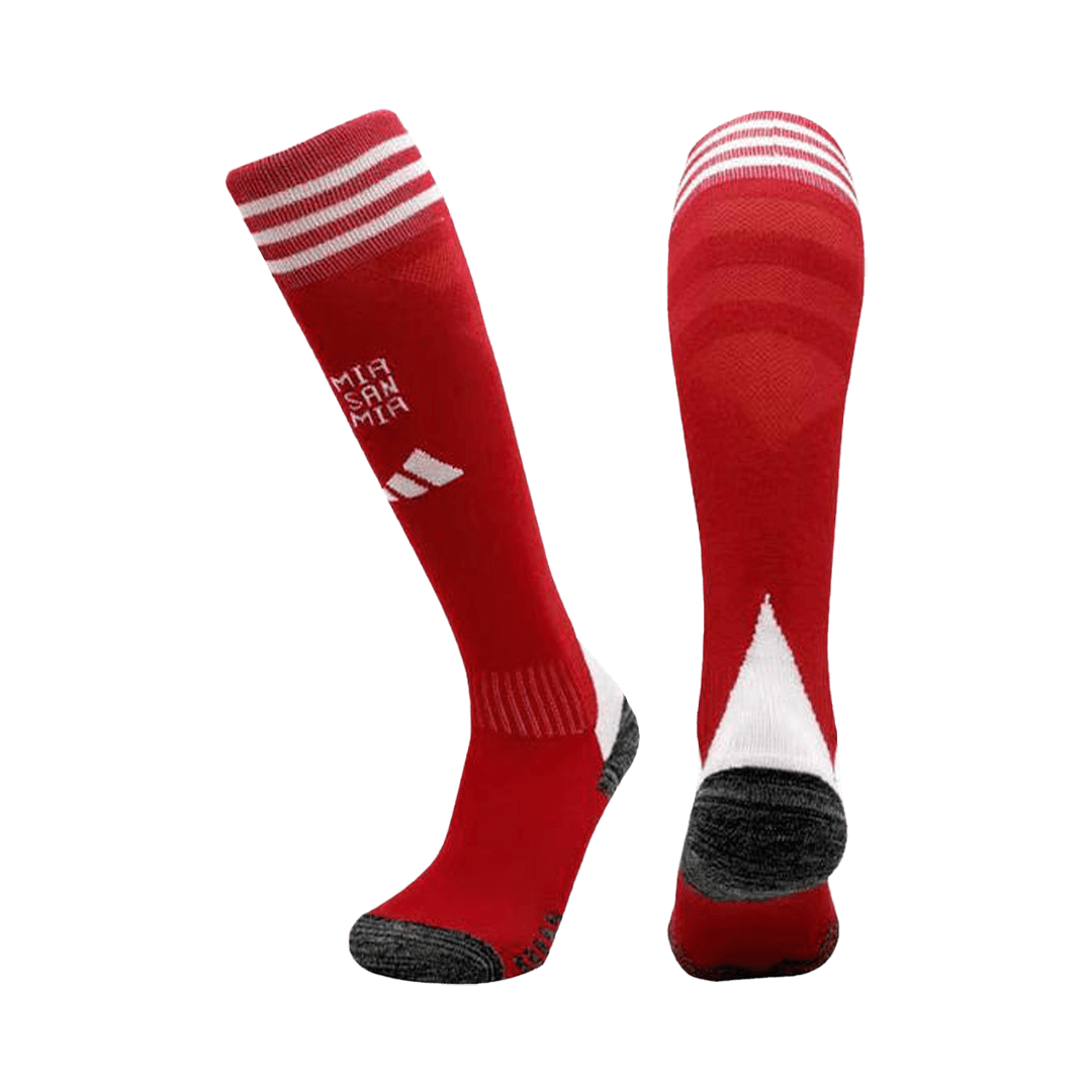 Calcetines de local del Bayern Múnich para niños 25/26, color rojo