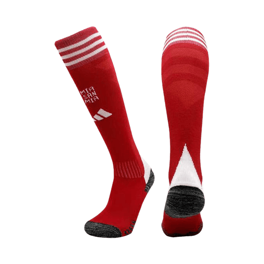 Calcetines de local del Bayern Múnich para niños 25/26, color rojo