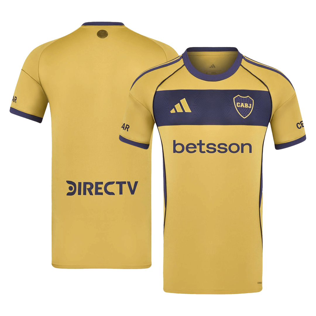 Camiseta de fútbol visitante de Boca Juniors 2025/26 amarilla