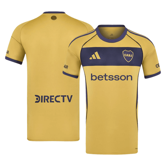 Camiseta de fútbol visitante de Boca Juniors 2025/26 amarilla