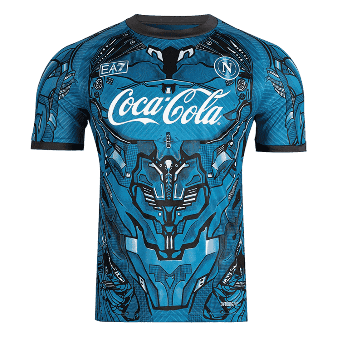 Camiseta de fútbol prepartido del Napoli 2025/26