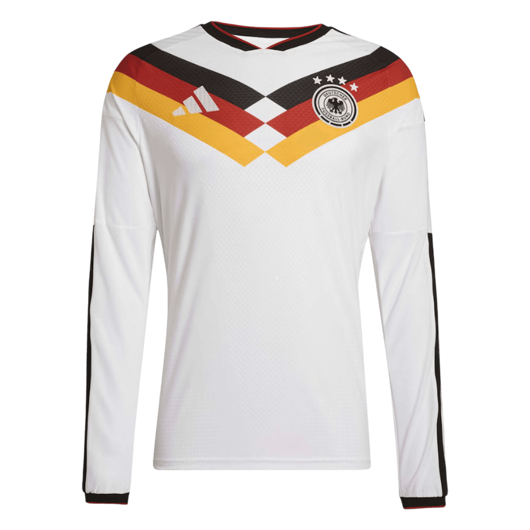 Camiseta de fútbol de manga larga de local de Alemania 2026