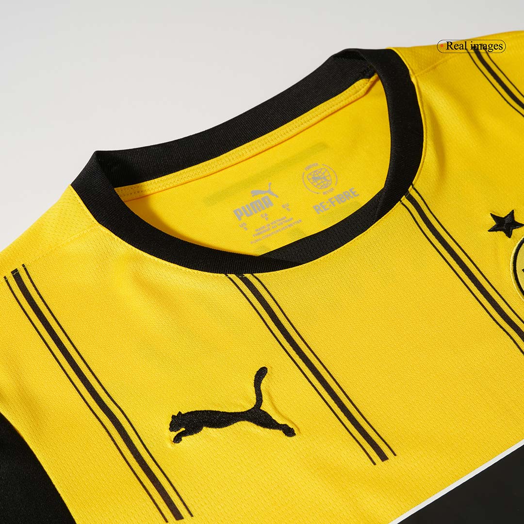 Kit de camiseta de fútbol local del Borussia Dortmund (camiseta, pantalones cortos y calcetines)